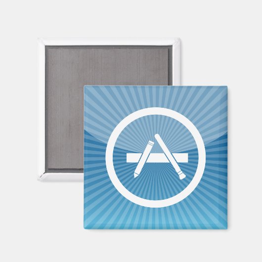 iPhone App Magnet - App Store (Vorderseite/Rückseite)