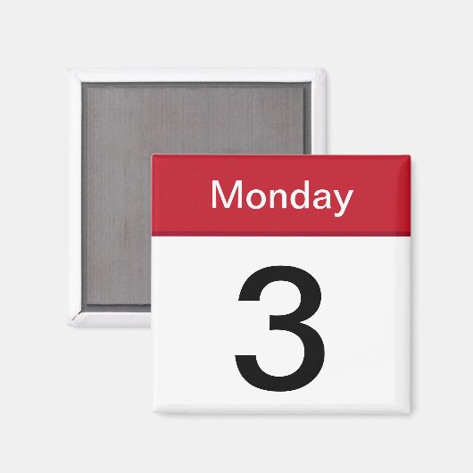 iPhone App Magnet - Kalender - Anpassbar (Vorderseite/Rückseite)