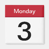 iPhone App Magnet - Kalender - Anpassbar (Vorne)
