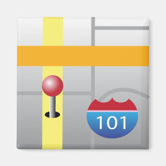 iPhone App Magnet - Karten (Vorne)