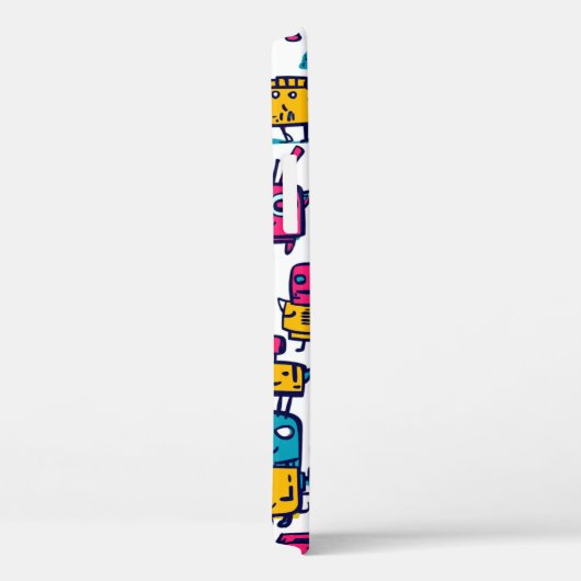 iPhone Artistic Robot Phone Case (Rückseite / Rechts)