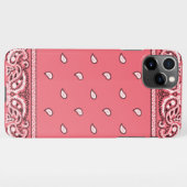iPhone Bandana Pink Handy Case Hülle (Rückseite (Horizontal))
