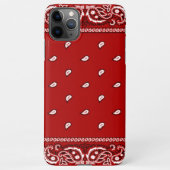 iPhone Bandana Red Phone Case iPhone Hülle (Rückseite)