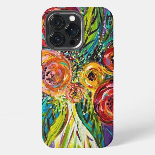 iPhone-Blume-Fall iPhone Hülle (Hinten)