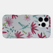 iPhone Blumen botanisches Case Hülle (Rückseite (Horizontal))