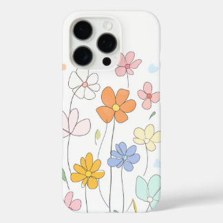 iPhone-Blumenmuster-Handy-Gehäuse iPhone 16 Pro Hülle