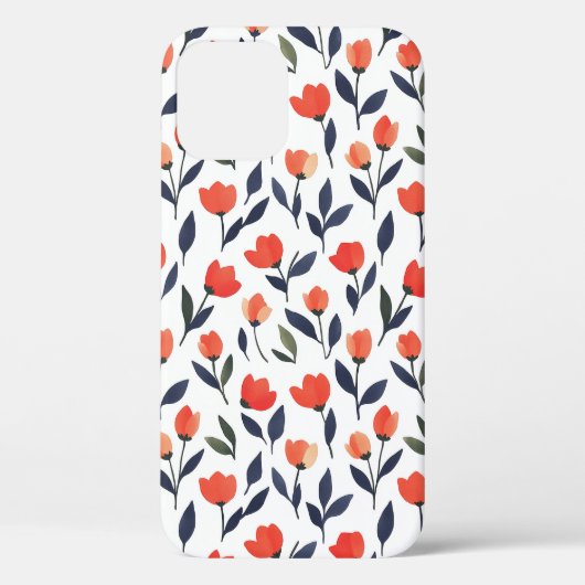 iPhone-Blumenmuster-Handy-Gehäuse Case-Mate iPhone Hülle (Rückseite)