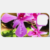 iPhone Case 10 - 13 Tropical Pink Orchid (Rückseite (Horizontal))