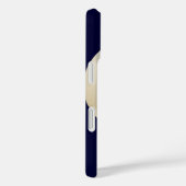 iPhone Case, Baseball, Blau, Personalisierter Name Case-Mate iPhone Hülle (Rückseite / Rechts)