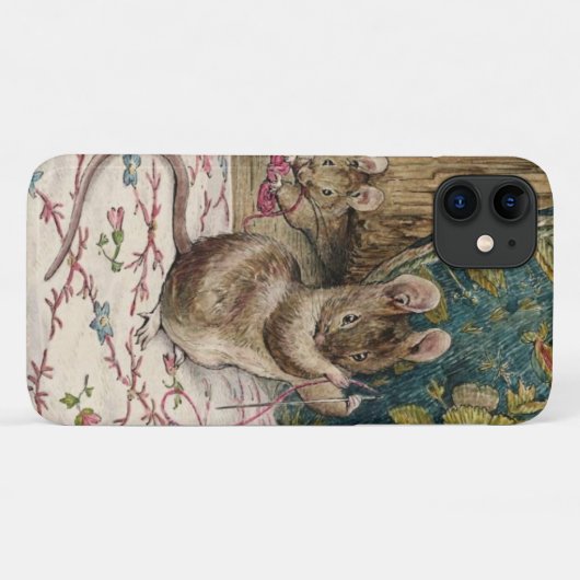 iPhone Case - Beatrix Potter Maus (Rückseite (Horizontal))