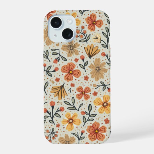 iPhone case(Blume) 15 Hülle (Rückseite)