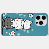 iPhone Case Cat ground (Rückseite (Horizontal))