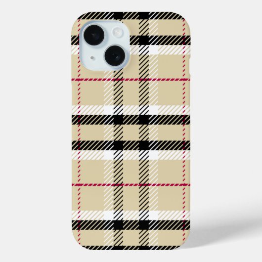 iPhone Case "Classic Kariert Pattern" (Rückseite)