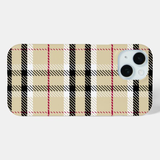iPhone Case "Classic Kariert Pattern" (Rückseite (Horizontal))