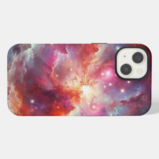 IPhone Case Cosmic Colors Hülle (Rückseite (Horizontal))