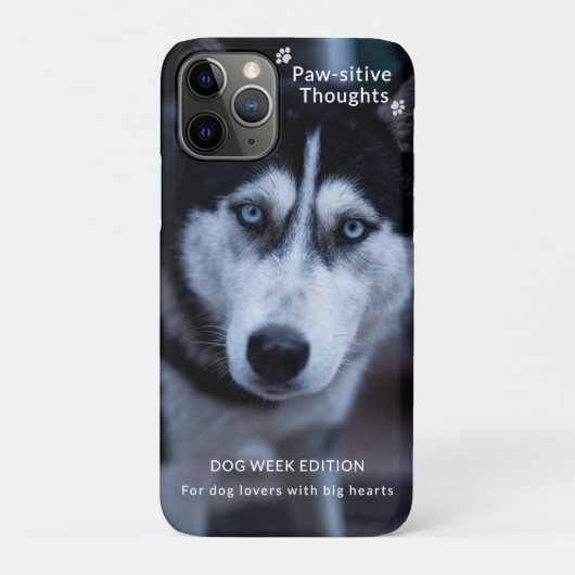 iPhone Case der benutzerdefinierten Dog Week - Nie (Rückseite)