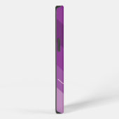 iPhone Case Five Lila Diagonal Stripe Custom Hülle (Rechte Seite)