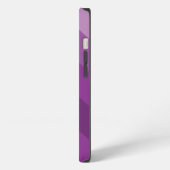iPhone Case Five Lila Diagonal Stripe Custom Hülle (Linke Seite)