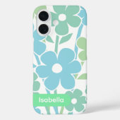 iPhone case floral colorful pattern aesthetic (Rückseite)