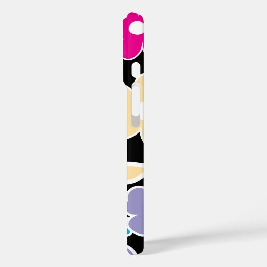 iPhone case floral colorful pattern aesthetic (Rückseite / Links)