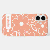 iPhone case floral colorful pattern aesthetic (Rückseite (Horizontal))