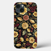 iPhone case flowers pattern (Rückseite)