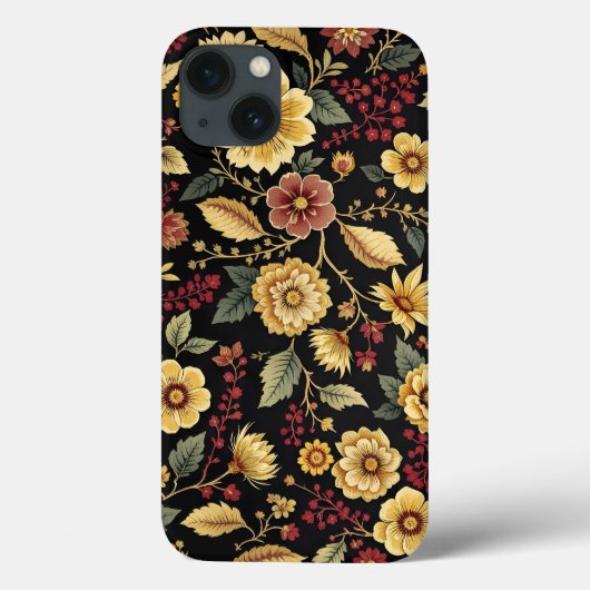 iPhone case flowers pattern  (Rückseite)
