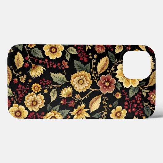 iPhone case flowers pattern  (Rückseite (Horizontal))