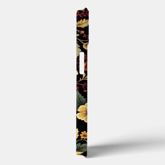iPhone case flowers pattern (Rückseite / Rechts)