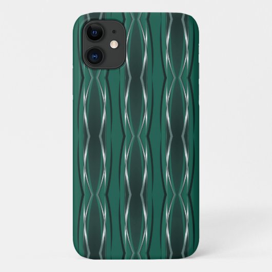iPhone Case - Forest Silver Retro (Rückseite)