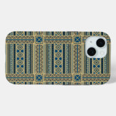 iPhone Case für Afrikanisches Mali-Muster (Rückseite (Horizontal))