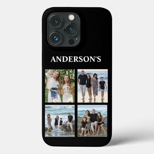 iPhone Case für benutzerdefinierte Foto Collage Ca (Rückseite)