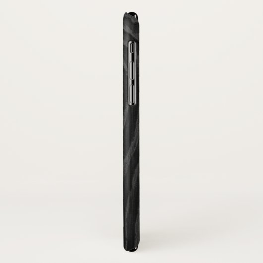 iPhone Case für Black Wood Design (Hinten/Links)