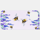 iPhone Case für Blume und Bienen (Rückseite (Horizontal))