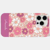 iPhone Case für Blush und White Floral Case (Rückseite (Horizontal))