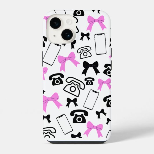 iPhone Case für Bows und Telefone Hülle (Rückseite)