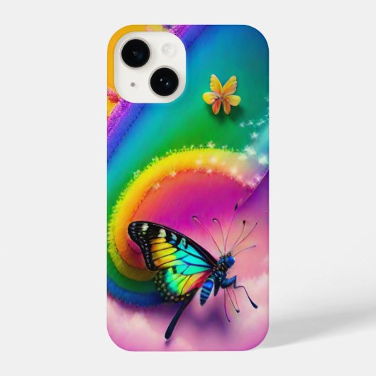 iPhone Case für Butterfly-Design iPhone Hülle (Rückseite)