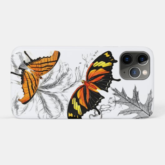 iPhone Case für Butterfly und Botanisches OtterBox (Rückseite (Horizontal))