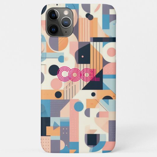 iPhone Case für cooles abstraktes Design (Rückseite)