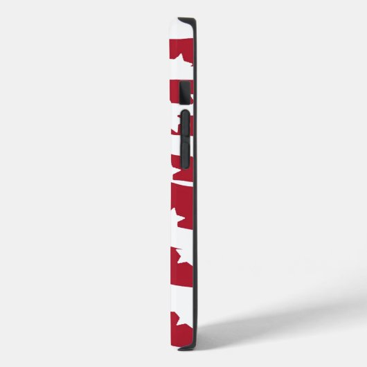 iPhone Case für das Design von Red White Blue Flag (Rückseite / Links)
