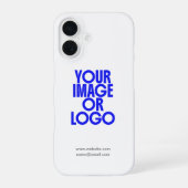 iPhone Case für das Geschäftslogo 16 Hülle (Rückseite)
