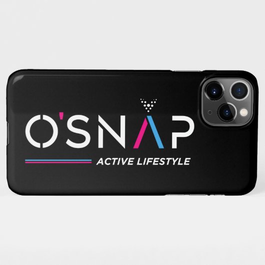 iPhone Case für das O'Snap-Logo iPhone Hülle (Rückseite (Horizontal))