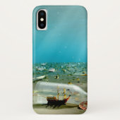 iPhone Case für das Wreck-iPhone in einer Flasche (Rückseite)