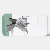 iPhone Case für den digitalen Krieger (Rückseite (Horizontal))