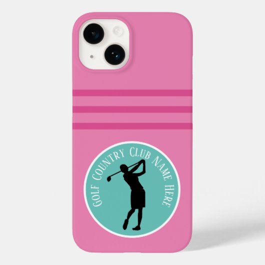 iPhone Case für den Golf von Frauen (Rückseite)