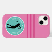 iPhone Case für den Golf von Frauen (Rückseite (Horizontal))
