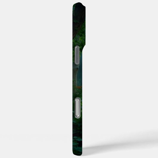 iPhone Case für den ruhigen Waldstrom (Rückseite / Rechts)