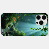 iPhone Case für den ruhigen Waldstrom (Rückseite (Horizontal))