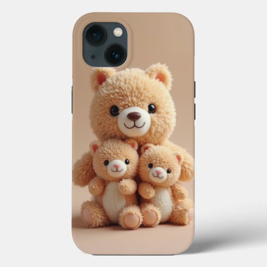 iPhone Case für die Bärenfamilie (Rückseite)