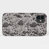 iPhone Case für die Black and Gray Snake Skin Case (Rückseite (Horizontal))